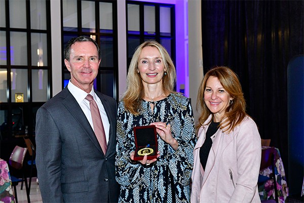 Sylvie-Lorente-Endowed-Chair William Brown, Sylvie Lorente, and Michele Marcolongo