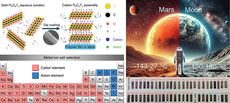 Universal salt-assisted assembly of MXene from suspension on polymer substrates Universal salt-assisted assembly of MXene from suspension on polymer substrates