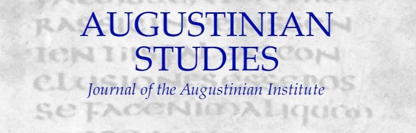 Augustinian Studies Augustinian Studies, Journal of the Augustinian Institute