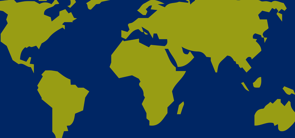 Elective Courses: 2 courses (3 credits each) Elective courses come from a range of disciplines across the University. Students may choose any 2 courses from the Approved List. The 2 courses may not come from the same department. Students are encouraged to - 1 Image of a map of the world