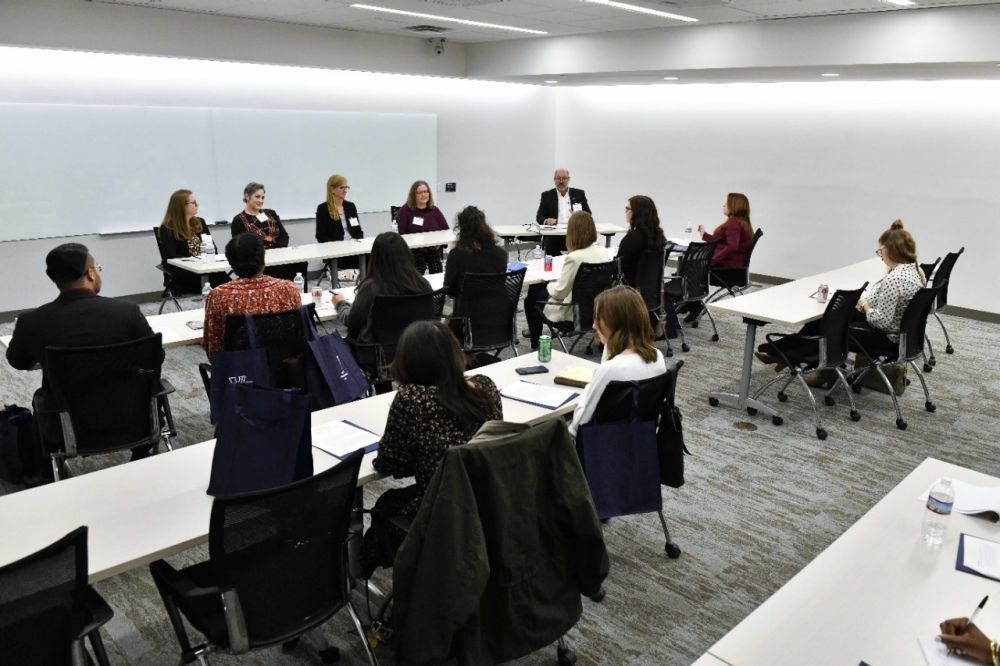 CPS VIISTA and Paralegal Event A group of students attending a networking event