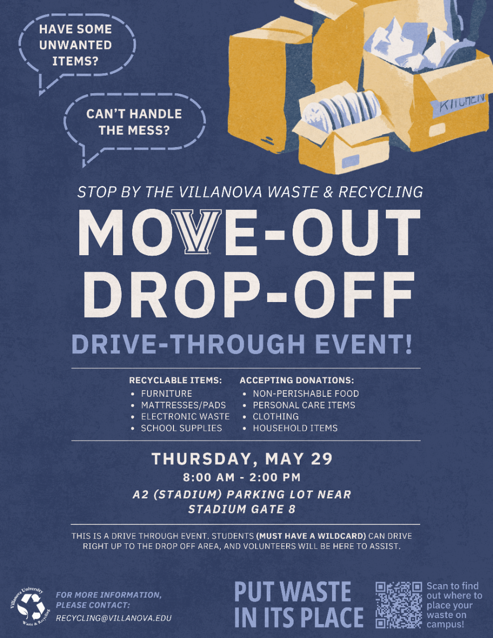 FLYER: W&R off-campus move out drop off event - 1 FLYER: W&R off-campus move out drop off event - 1