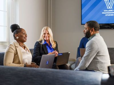 adult learners in Vasey Hall at Villanova University