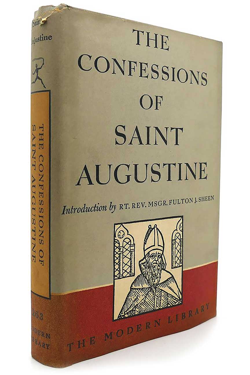 Hardcover 1952 reprint of the book The Confessions of Saint Augustine